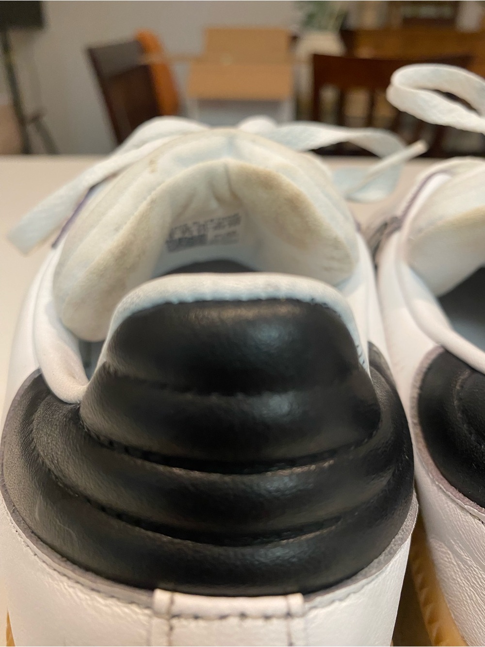 ADIDAS SAMBA XLG CLOUD WHITE CORE BLACK GUM MIDSOLE SNEAKERS SHOE SZ 8 EU 41.5 - Picture 13 of 16